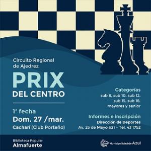 Ajedrez: Primera fecha del “Prix del Centro”
